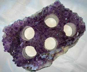 Amethyst Candle Holders