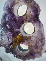 Load image into Gallery viewer, Amethyst Candle Holders
