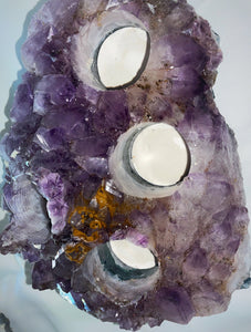 Amethyst Candle Holders